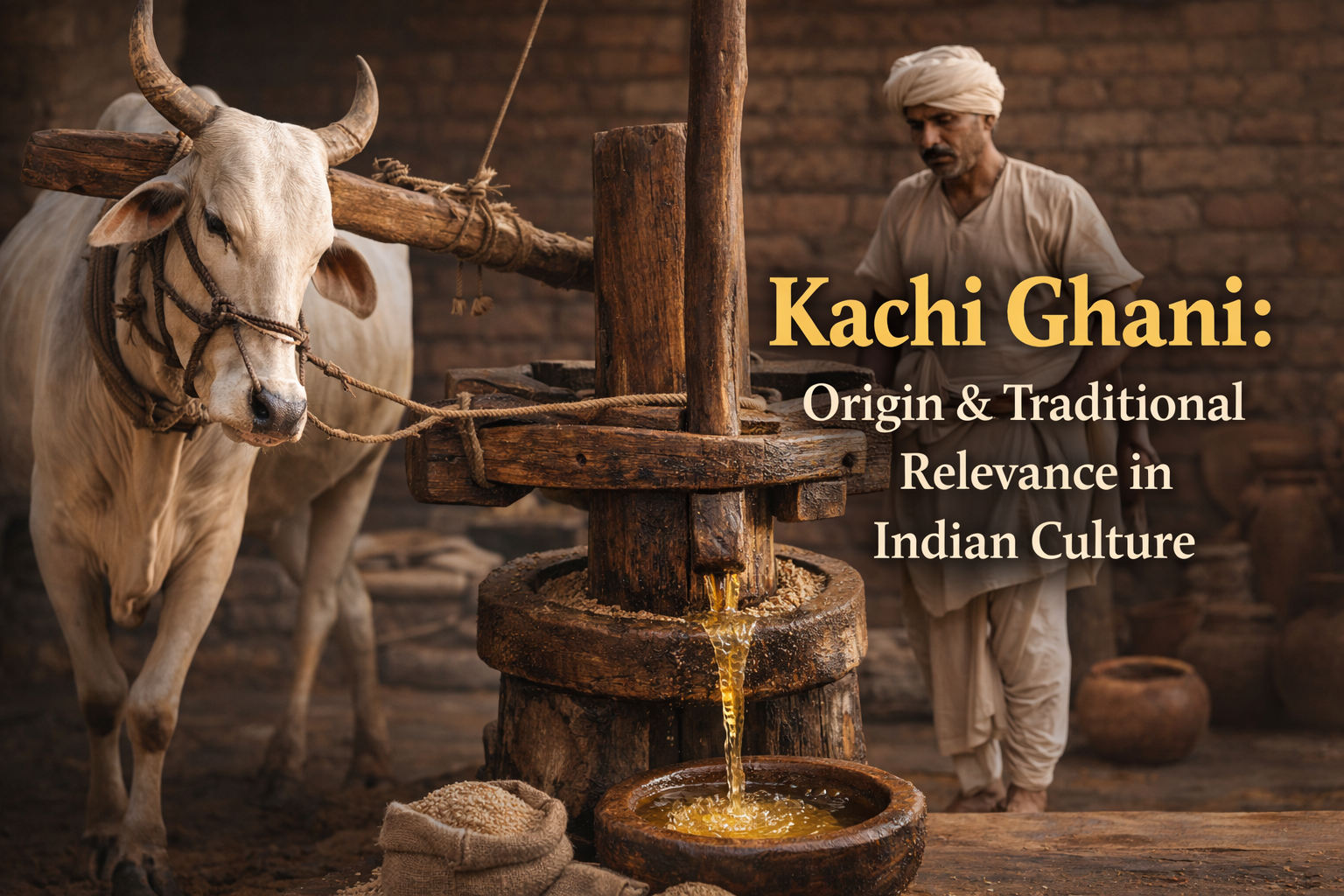 Traditional kachi ghani oils are the top choice for restaurants and modern Indian kitchens