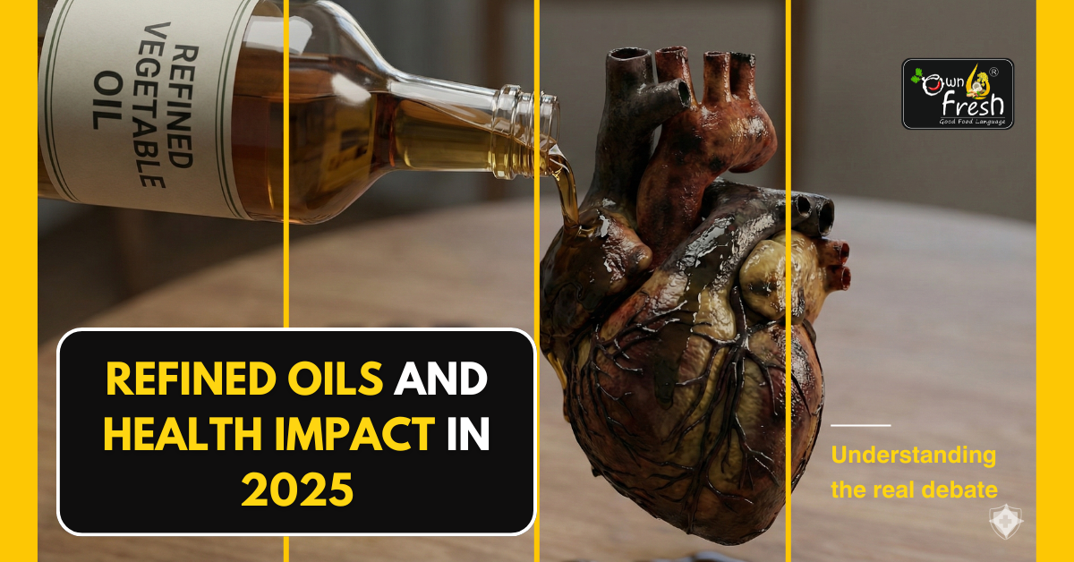 Refined oils and health impact in 2025.