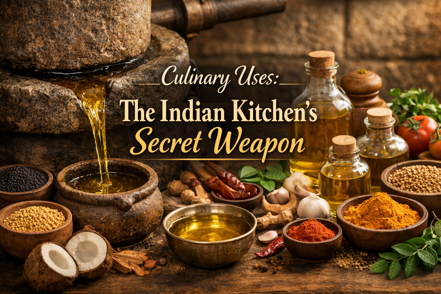 The Golden Elixir: Why Stone-Pressed Sesame Oil Belongs in Every Indian Home
