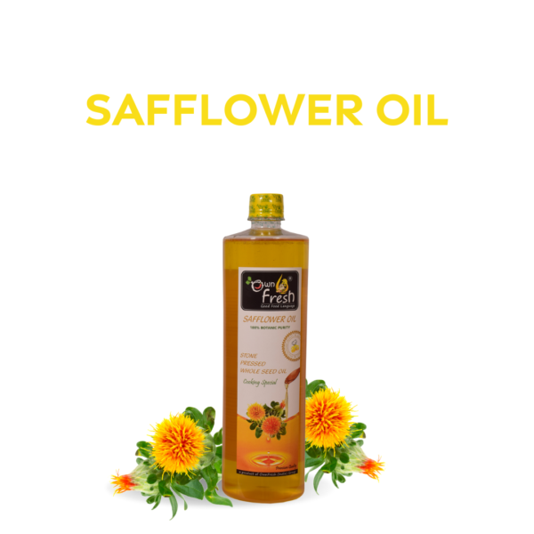 Own Fresh stone Pressed Kacchi Ghani 500 ML Safflower Oil