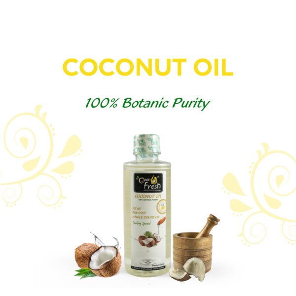 OwnFresh stone Pressed Kacchi Ghani 250 ML Coconut Oil