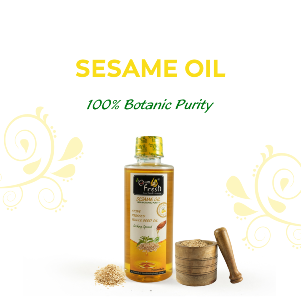 OwnFresh stone Pressed Kacchi Ghani 250 ML Sesame Oil