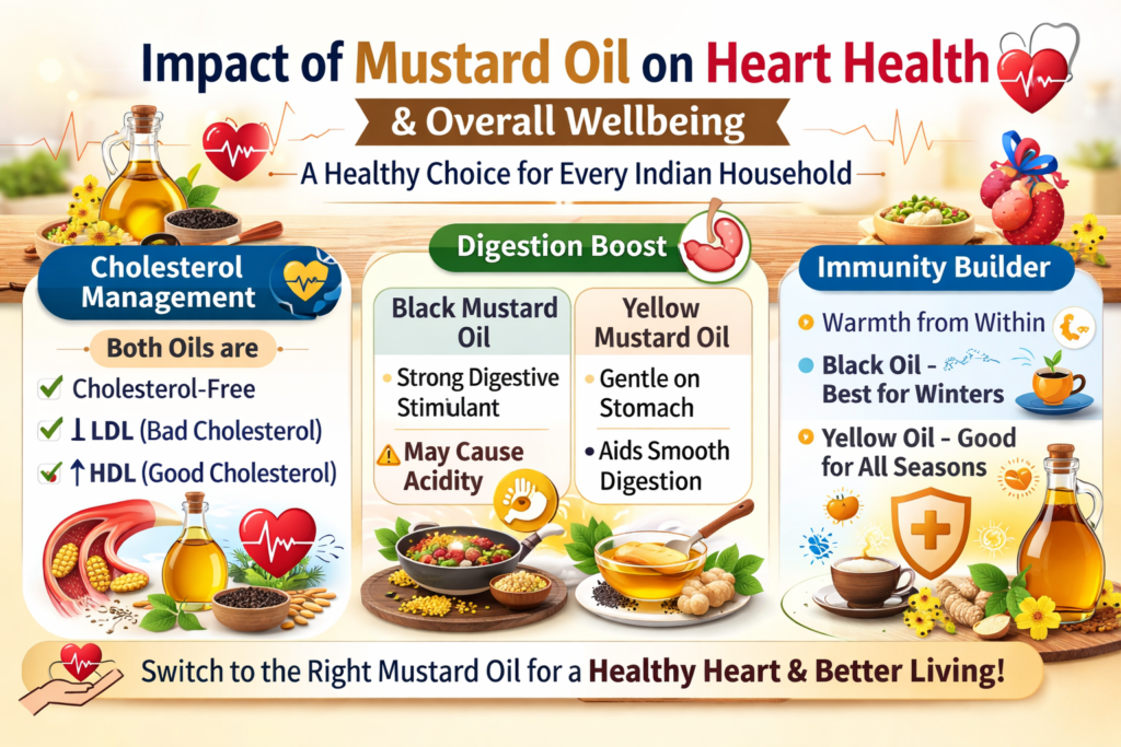 Health benefits of mustard oil Black mustard oil, yellow mustard oil