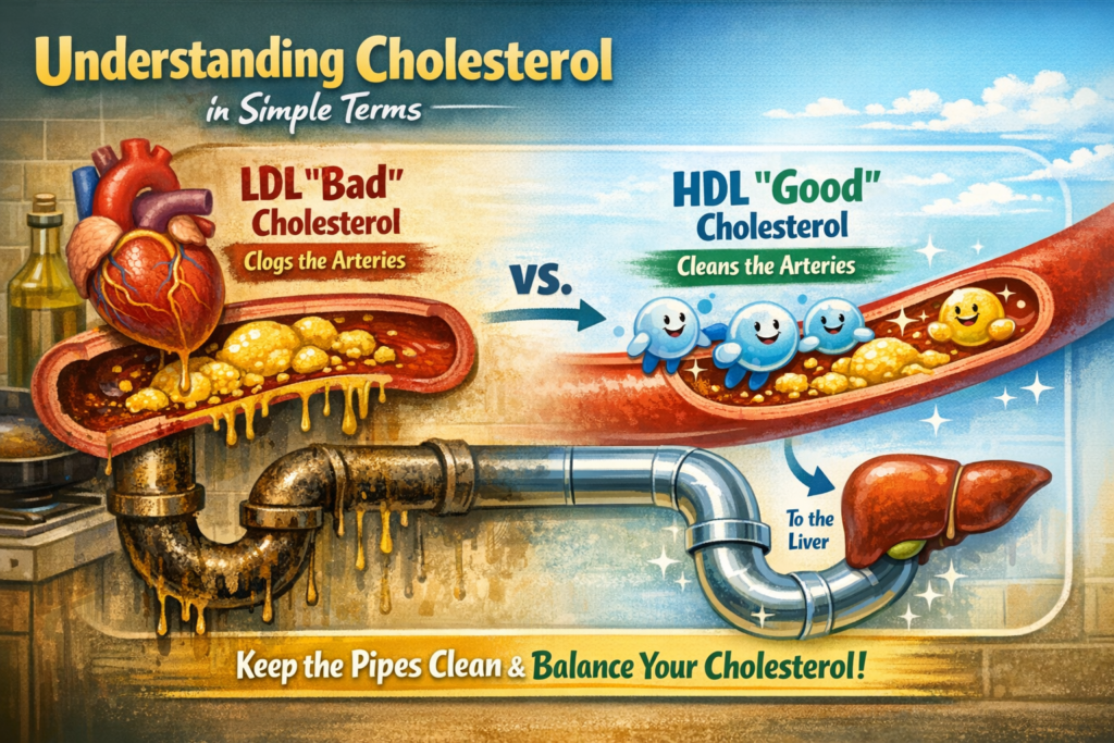 Understanding cholesterol with kitchen analogies cooking, Heart-healthy