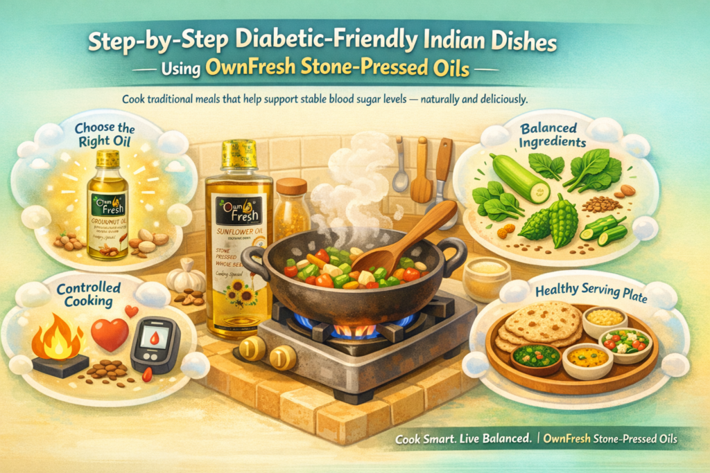 Diabetic-friendly Indian cooking with OwnFresh oils Managing diabetes