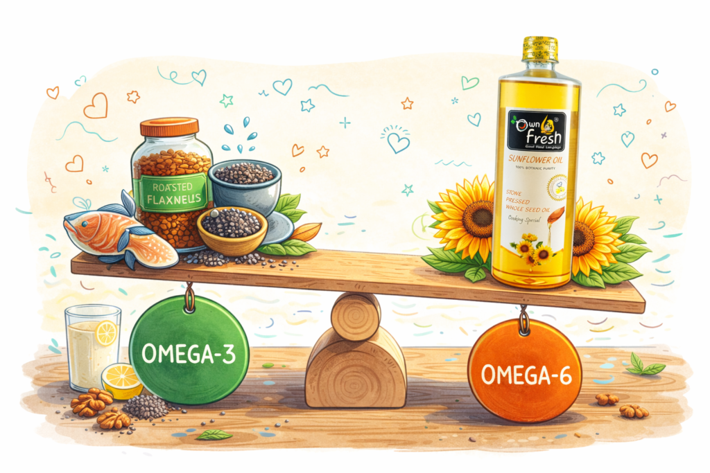 Omega-3, omega-6