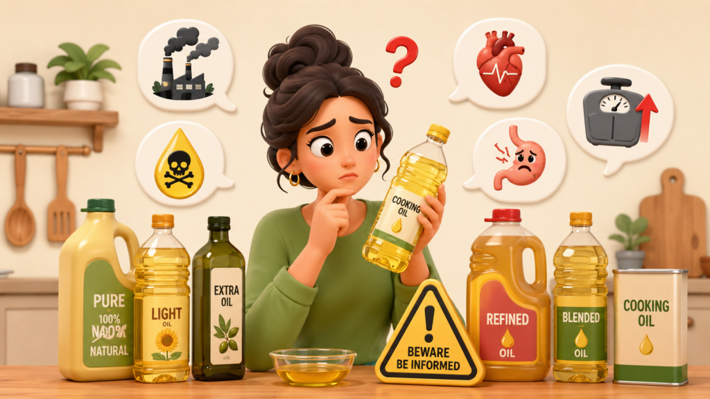 Confusion over cooking oil choices Choosing the right cooking oil