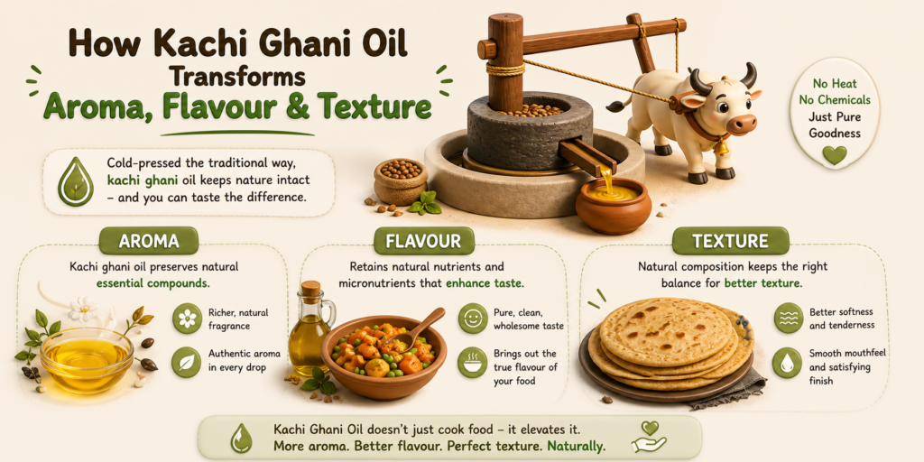 Traditional kachi ghani oils